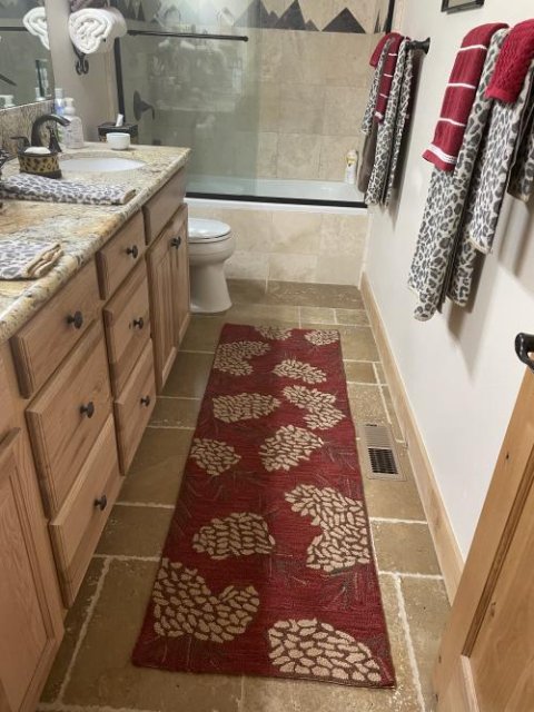 Pinecone Hooked Rug
