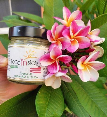Crema spalmabile con 30% di Pistacchi di Sicilia, varie grammature