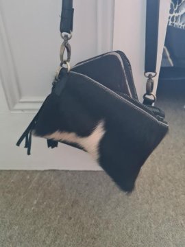 Double Mumu Cowhide Handbag – FURMOO