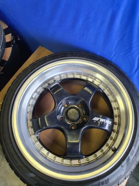 Work Meister S1 3P & 2P Centre Caps - Supra Mk4 A80 Specific Hubcentric Locating 60.1 - Black Plastic