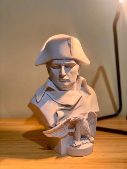 Napoleon with Eagle Bust Sculpture