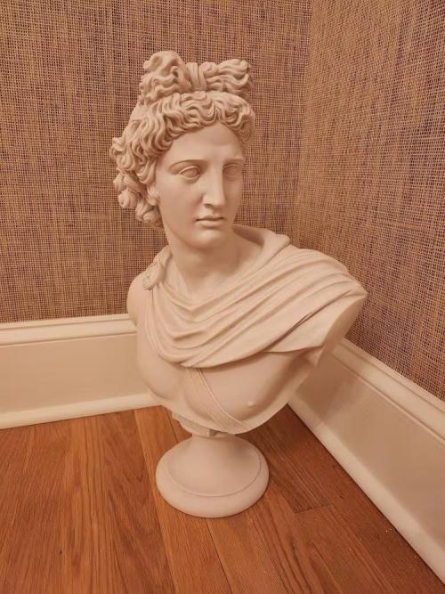 Apollo Bust Sculpture (Large) The Ancient Home marble statue greek