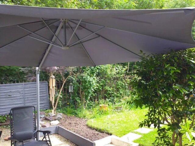 com are wilson & fisher vs hampton bay patio umbrella 9ft Patio Umbrella: Easy Tilt & Shade Solution