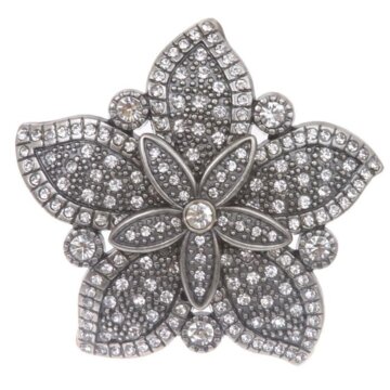 Nickel Free Double Layer Rhinestone Floral Belt Buckle review
