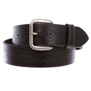 Women's or Men's Embossed Vintage Full Grain Leather Casual Jean Belt review