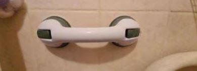 Sturdy Bathroom Shower Suction Cup Grab Bar Handle