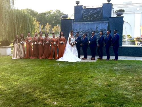 Burnt Sienna Bridesmaid Dress