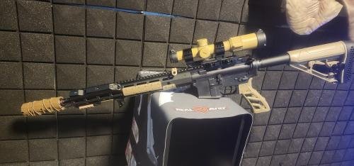 EX Performance Adjustable Stock - AR15/AR10 - Mil Spec - FDE
