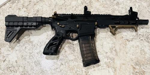 LTG Lightweight Tactical Grip - AR15/AR9 - Black