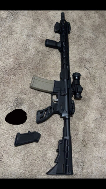 LTG Lightweight Tactical Grip - AR15/AR9 - Black