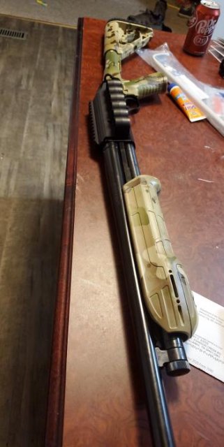 EX Performance Adjustable Stock & Forend - Mossberg 500/590/88, 12g - Black