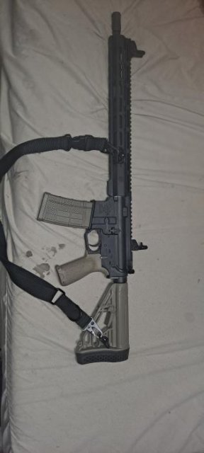 EX Performance Adjustable Stock - AR15/AR10 - Mil Spec - FDE