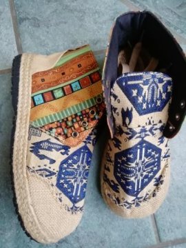 Bohemian Bliss Ankle Booties -  Hand-Made Round Toe Flat Shoes For Women review