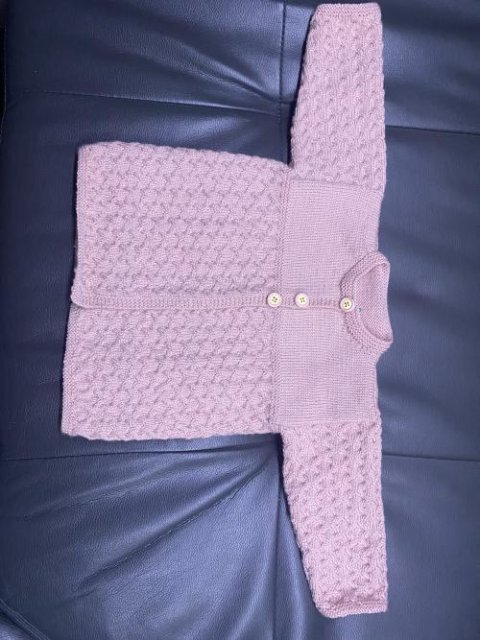 Classic Baby Sweater and Hat Knitting Pattern (K566)