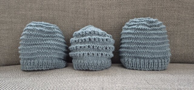 5 Hats Knitting Pattern (K384)