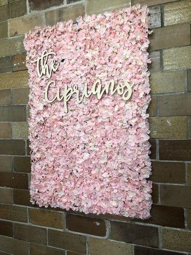 Custom Family Name Sign, Acrylic or Wood - 2pc Set