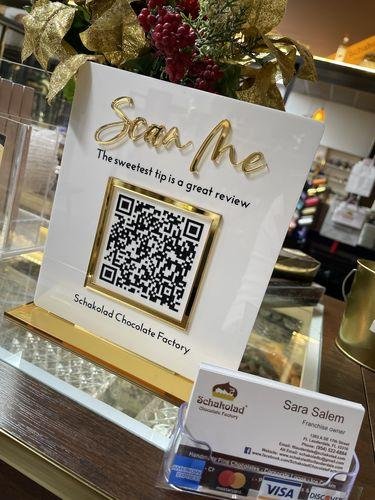QR Code Business Social Media Sign