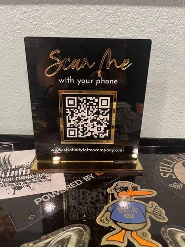 QR Code Business Social Media Sign