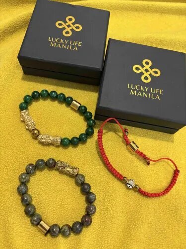 Evil Eye with Pyrite in Tibetan Red String Shamballa Bracelet