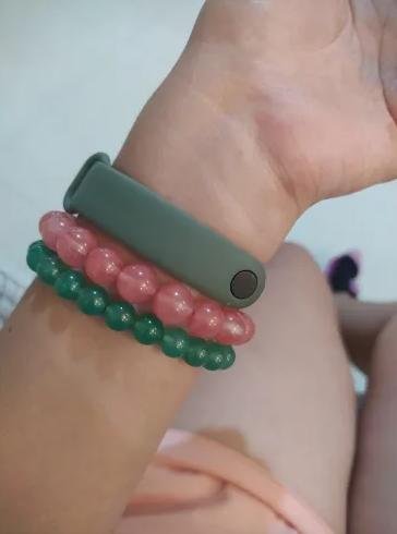 Classic Natural Cherry Quartz Bracelet