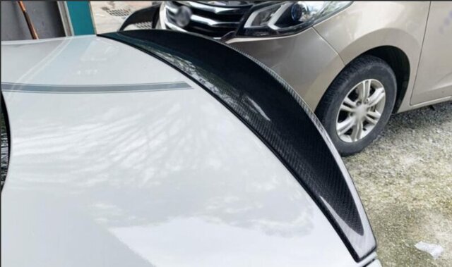Maserati GranTurismo GT Coupe 2012-2014 Rear Trunk Spoiler  Carbon Fiber