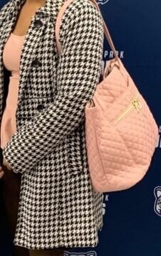 2Pcs Diamond Quilted Tote Bag, 15.6" 17" review