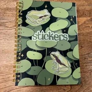 5x7" Froggy Reusable Sticker Book review