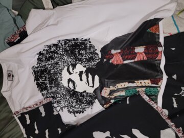 F371 The "Jimi Hendrix" Oversized Tee - White review