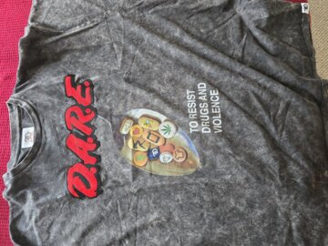 F184 DARE Acid Wash Tee - Black review
