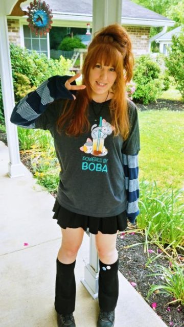 Cute Boba Cats Kawaii T-Shirt