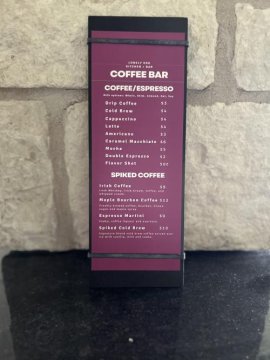 Waterproof Flat Table Menus 4.25" x 11" review