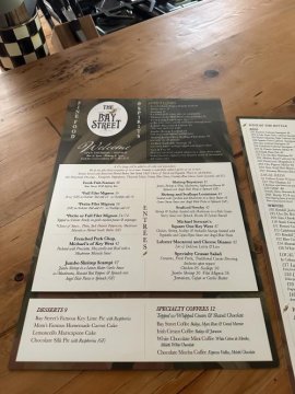 Waterproof Flat Table Menus 11" x 17” review