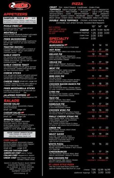 Waterproof Flat Table Menus 11" x 17” review