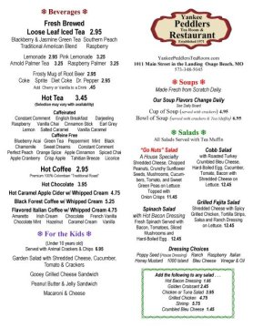 Waterproof Flat Table Menus 8.5" x 11” review