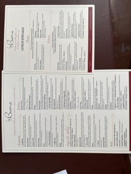 Menu Design review