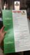 Waterproof Flat Table Menus 11" x 17”