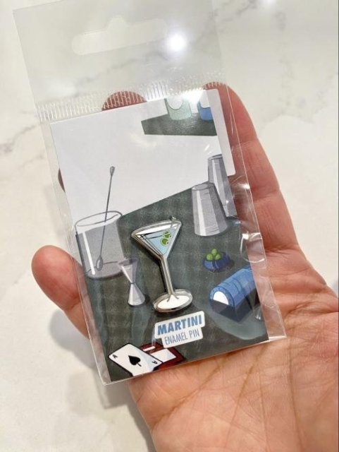 Martini Cocktail Pin