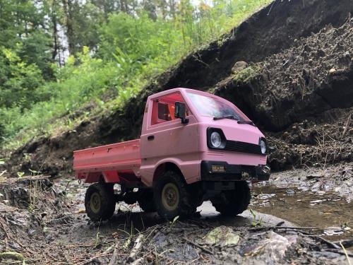 D12 Kei Truck - RTR - Yellow/Pink