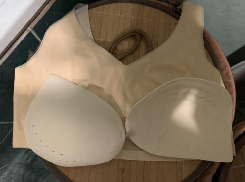 UUONLY Seamless Ice Silk Bra 2-Pack - Ultra-Thin, Wireless, Removable Pads, Breathable Summer Daily Bra