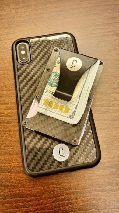 Arrivly Carbon Fiber Case for iPhone X Flexible Silicone Cover