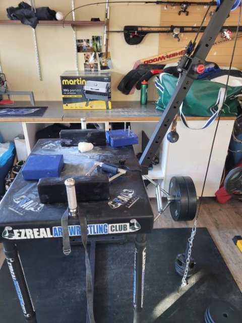Professional Armwrestling Table