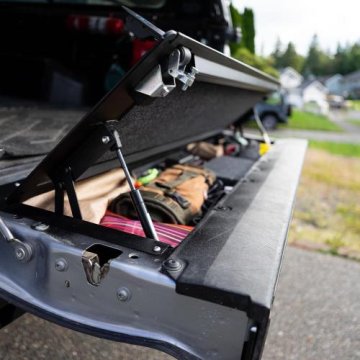 Toyota Tacoma Tailgate Storage review