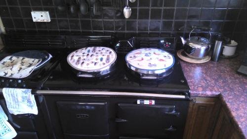 Michael Angove Feathers Chef Pad for use with Aga range cookers