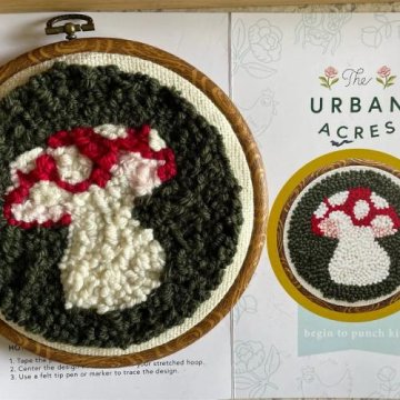 Mushroom Punch Needle Kit review