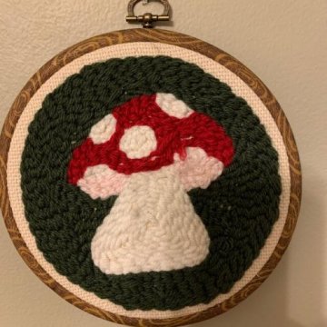 Mushroom Punch Needle Kit review
