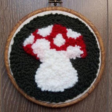 Mushroom Punch Needle Kit review