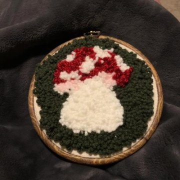 Mushroom Punch Needle Kit review