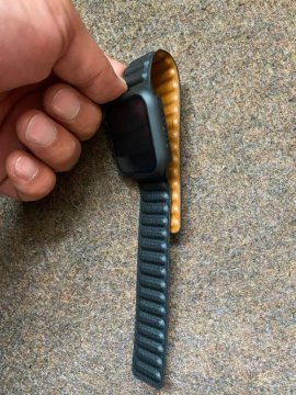 Leather Link Magnetic Strap For Apple Watch review