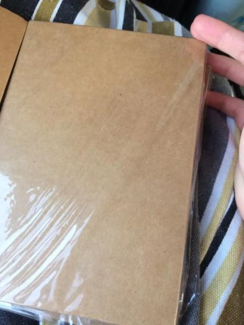 Travel Notebook B5/B6 Kraft and White Paper