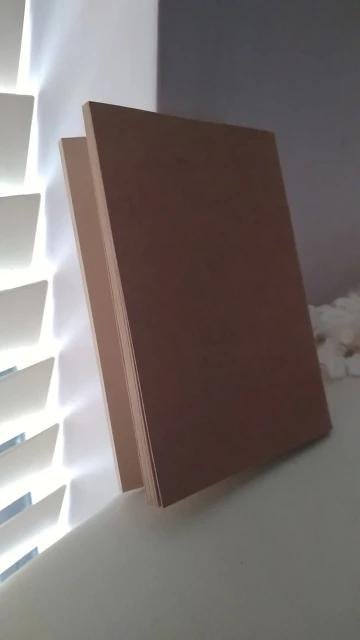 Diary Lined, Blank, Kraft, Weekly Planner